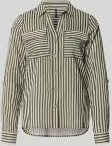 Vero Moda Regular fit blouse met lange mouwen van pure viscose model 'BUMPY'