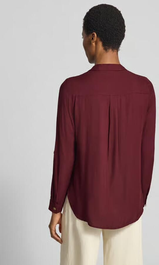 Vero Moda Regular fit blouse met lange mouwen van pure viscose model 'BUMPY' - Foto 2