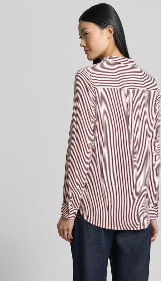 Vero Moda Regular fit blouse met lange mouwen van pure viscose model 'BUMPY' - Foto 5