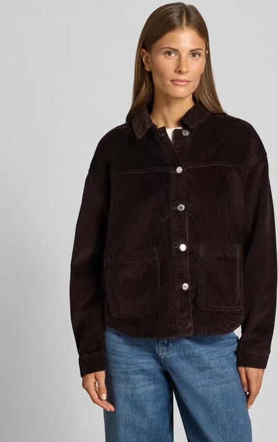 Vero Moda Regular fit blouse met lange mouwen van puur katoen model 'JAMIE' - Foto 3