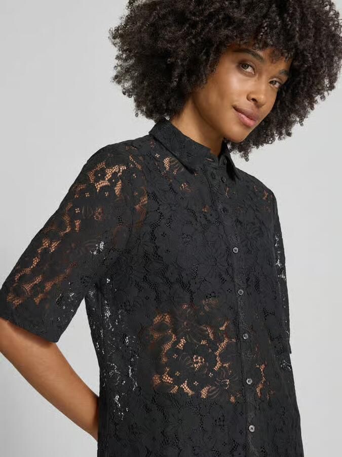 Vero Moda regular fit blouse van katoenmix model 'HONEY'