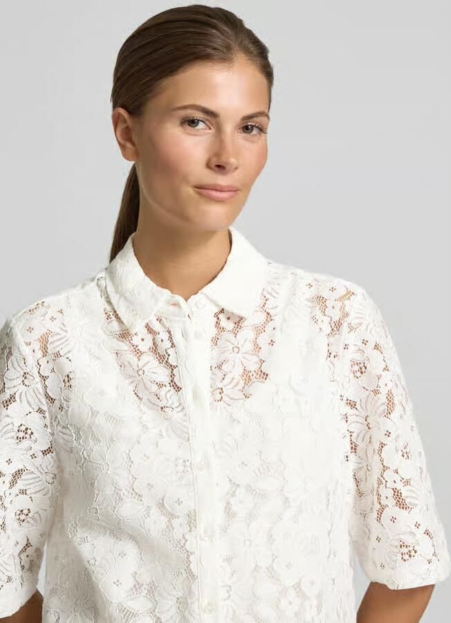 Vero Moda regular fit blouse van katoenmix model 'HONEY'