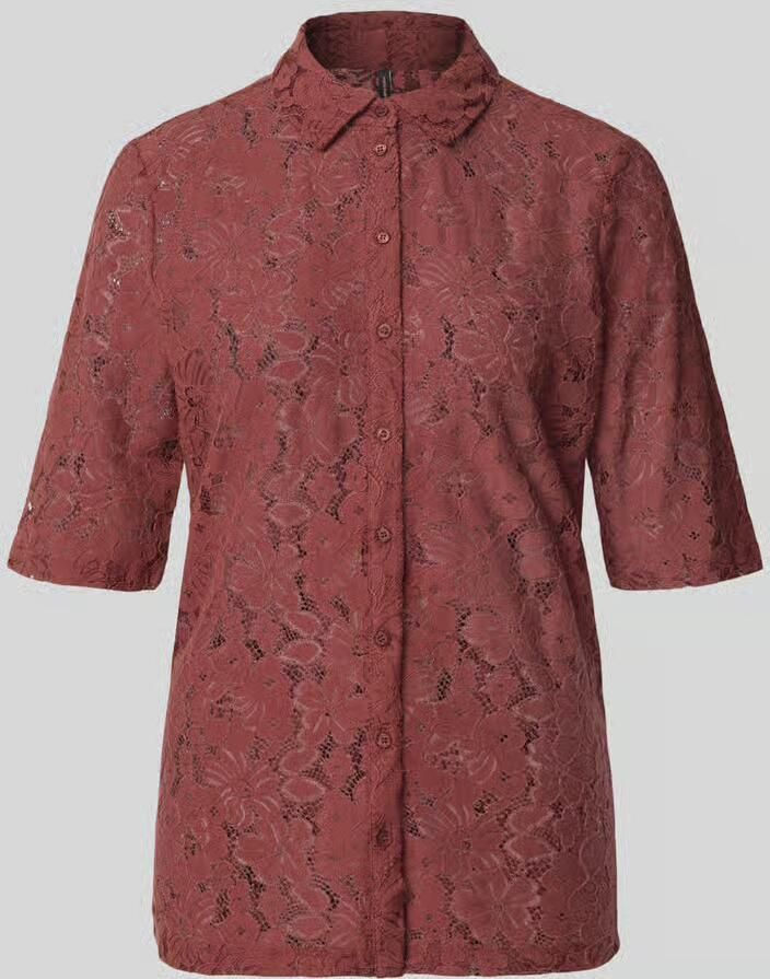 Vero Moda regular fit blouse van katoenmix model 'HONEY' - Foto 2