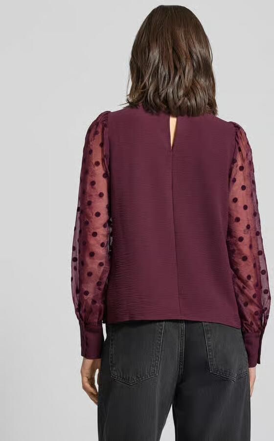 Vero Moda Regular fit blouseshirt met ballonmouwen model 'MALVA'