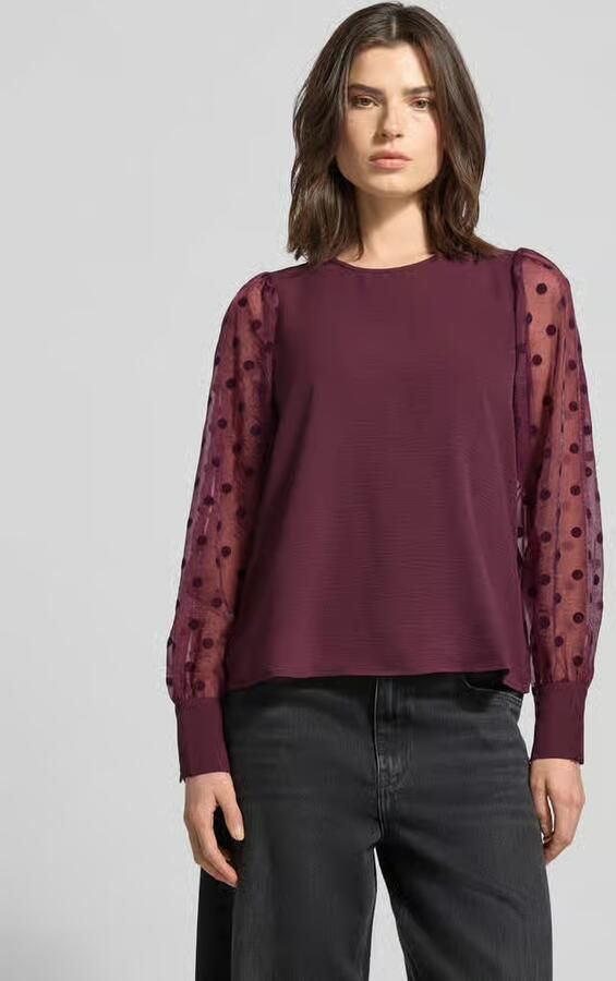 Vero Moda Regular fit blouseshirt met ballonmouwen model 'MALVA' - Foto 2