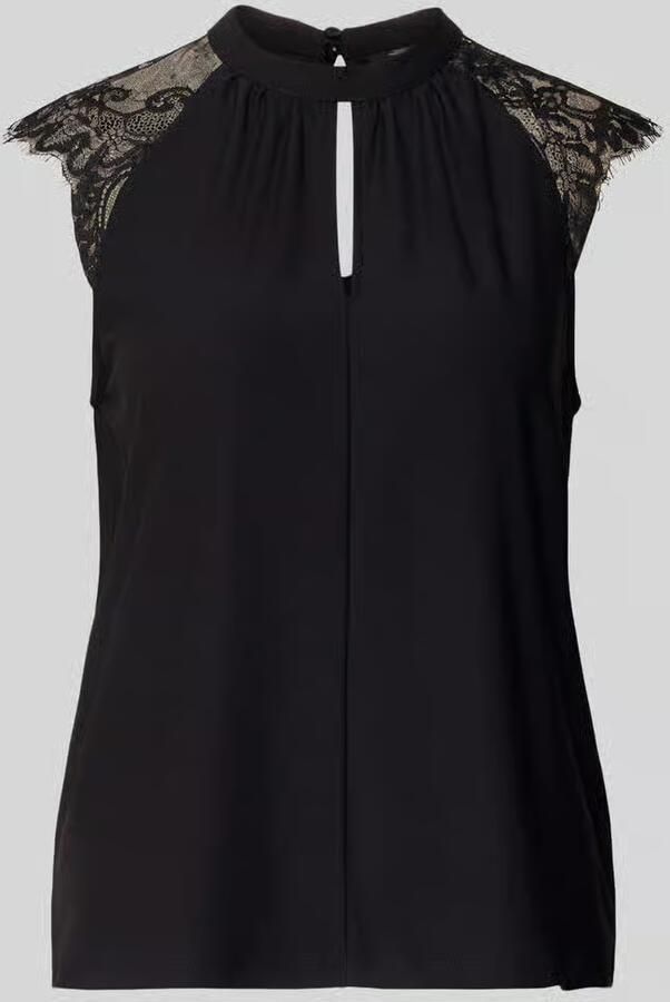 Vero Moda Regular fit top met kanten mouwen model 'MILLA' - Foto 6