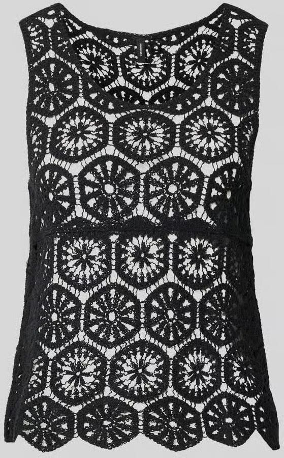 Vero Moda regular fit blousetop van katoenmix model 'ELSA' - Foto 2
