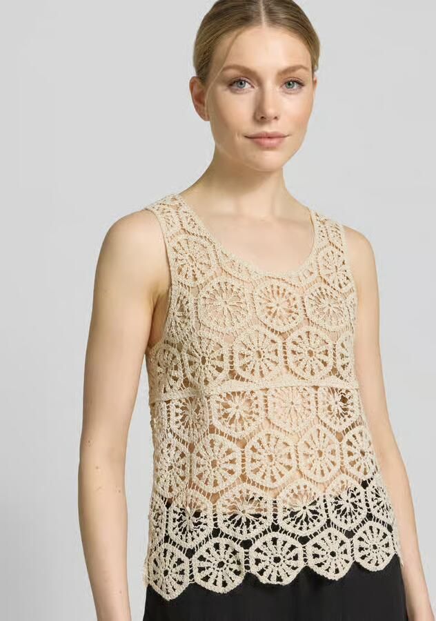 Vero Moda regular fit blousetop van katoenmix model 'ELSA'