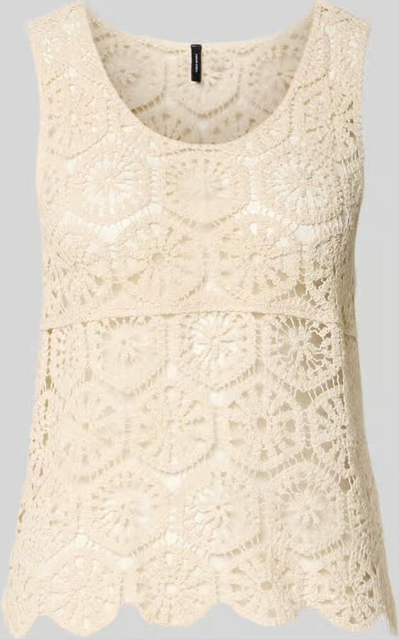 Vero Moda regular fit blousetop van katoenmix model 'ELSA' - Foto 2