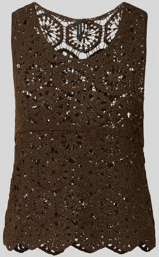 Vero Moda regular fit blousetop van katoenmix model 'ELSA' - Foto 2