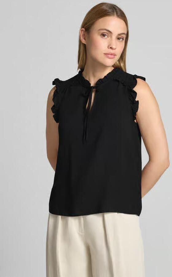 Vero Moda regular fit blousetop van pure viscose model 'ALBA' - Foto 2