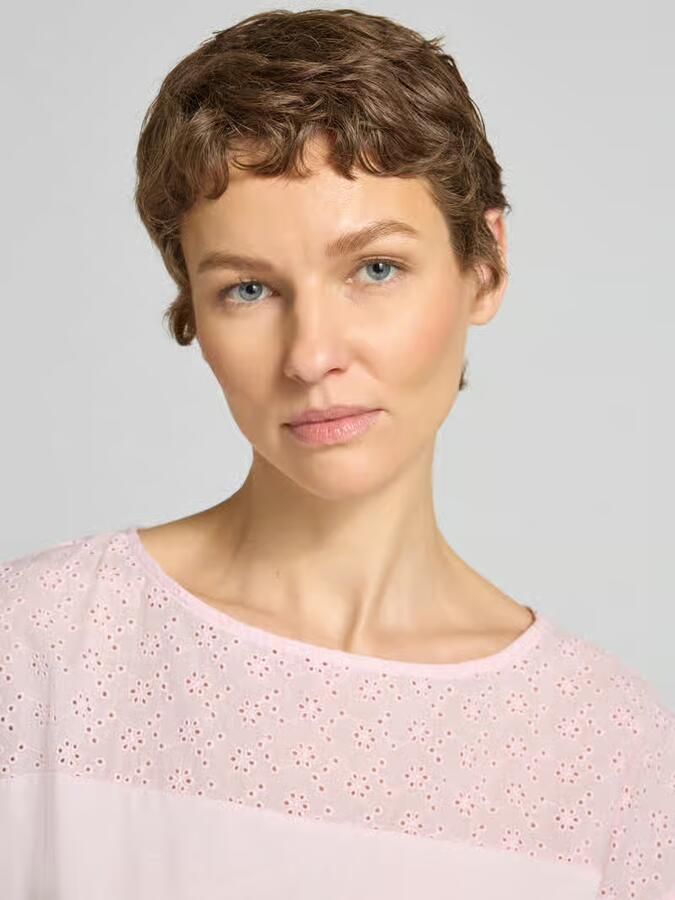 Vero Moda regular fit blousetop van puur katoen model 'JANNI'