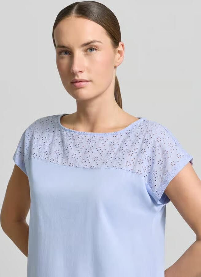Vero Moda regular fit blousetop van puur katoen model 'JANNI'