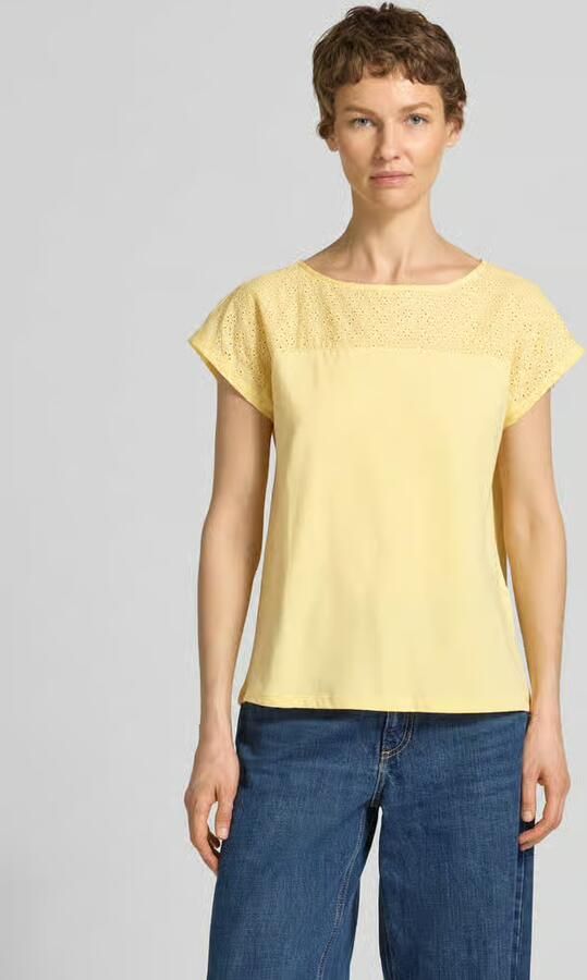 Vero Moda regular fit blousetop van puur katoen model 'JANNI' - Foto 4