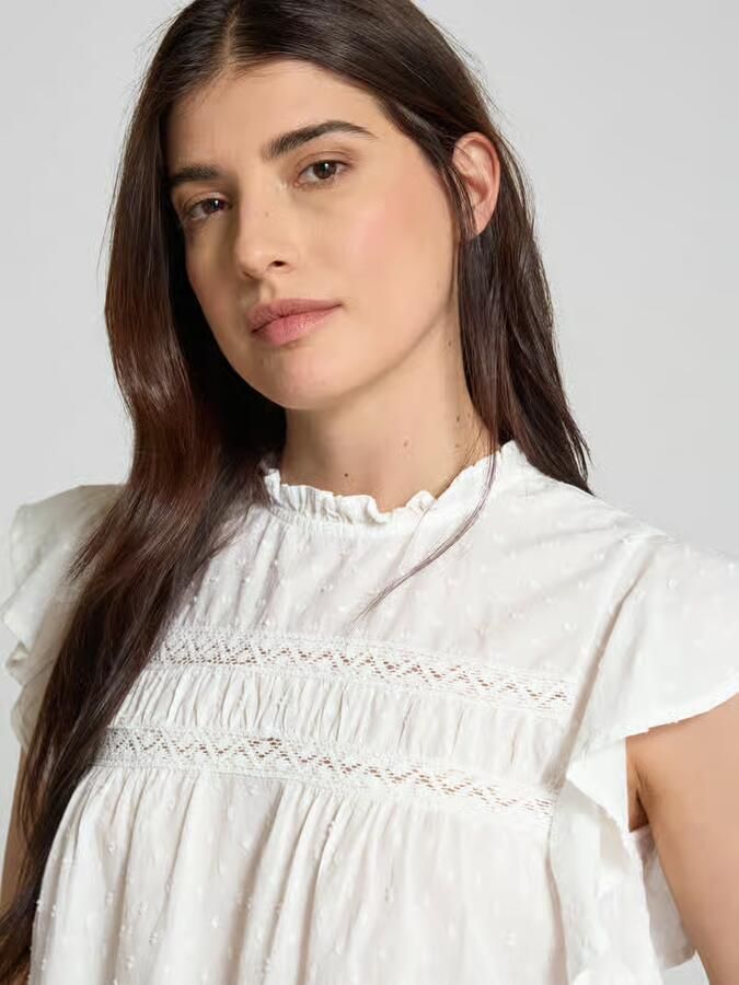 Vero Moda Regular fit blousetop van puur katoen model 'TRINE' - Foto 9