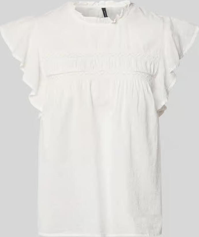 Vero Moda Regular fit blousetop van puur katoen model 'TRINE' - Foto 10