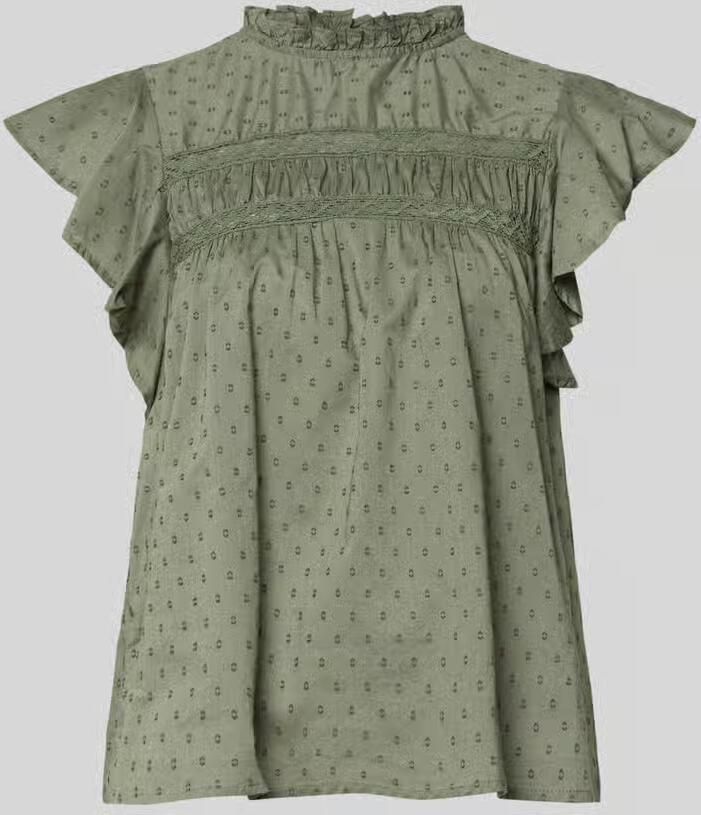 Vero Moda regular fit blousetop van puur katoen model 'TRINE' - Foto 10