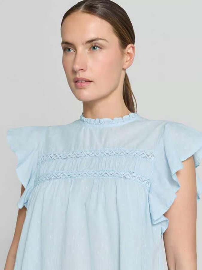 Vero Moda regular fit blousetop van puur katoen model 'TRINE' - Foto 5