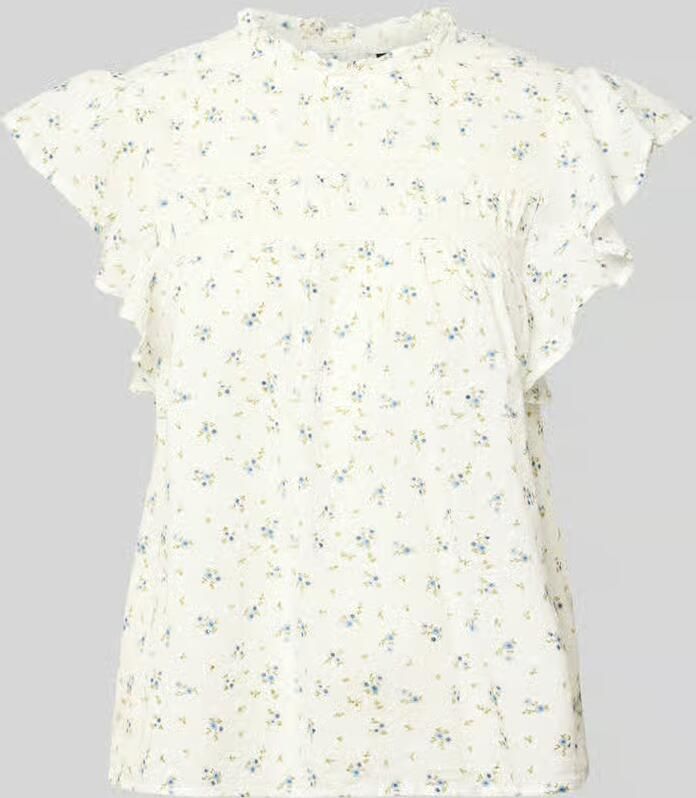 Vero Moda regular fit blousetop van puur katoen model 'TRINE' - Foto 8