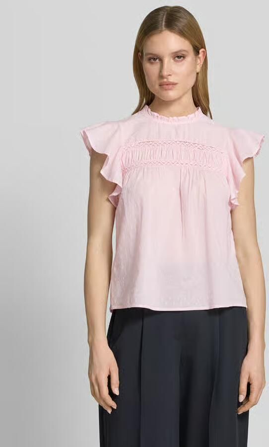 Vero Moda regular fit blousetop van puur katoen model 'TRINE' - Foto 4