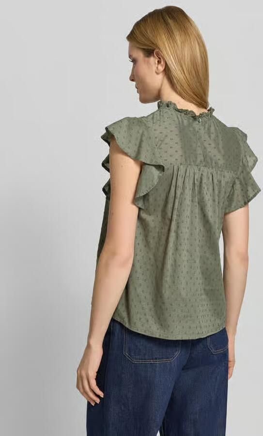 Vero Moda regular fit blousetop van puur katoen model 'TRINE' - Foto 11