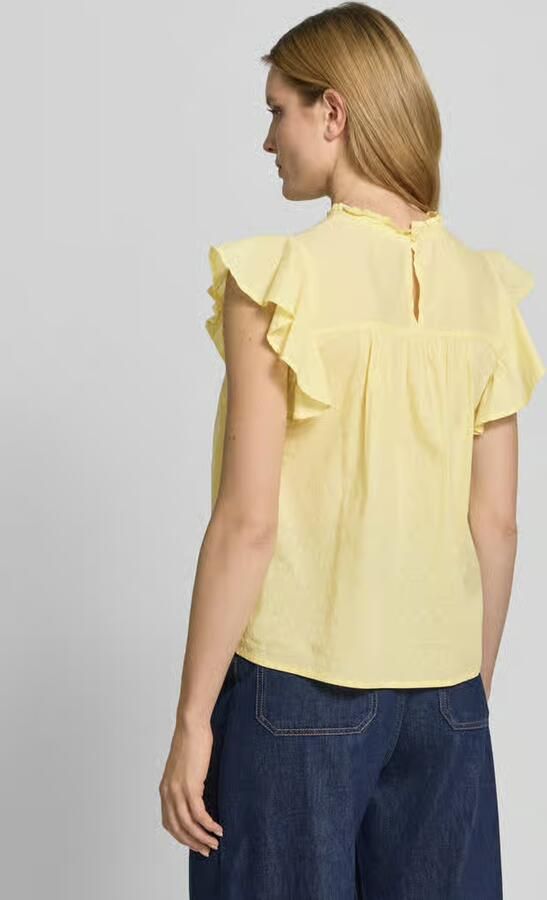 Vero Moda regular fit blousetop van puur katoen model 'TRINE' - Foto 3