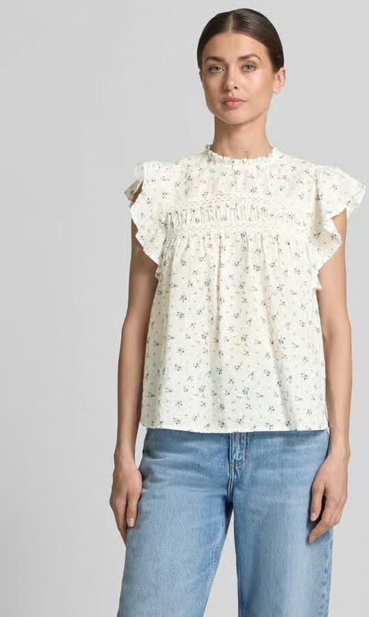 Vero Moda regular fit blousetop van puur katoen model 'TRINE' - Foto 10