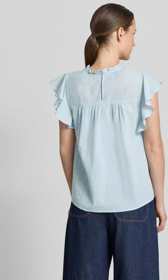 Vero Moda regular fit blousetop van puur katoen model 'TRINE' - Foto 6
