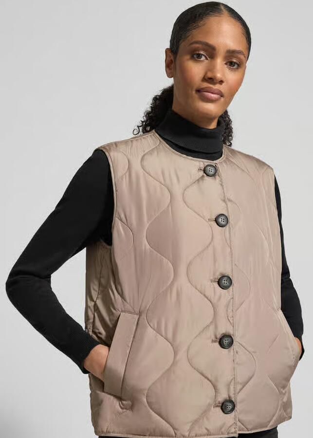 Vero Moda Regular fit bodywarmer met enkele knoopsluiting model 'MILLIE' - Foto 2