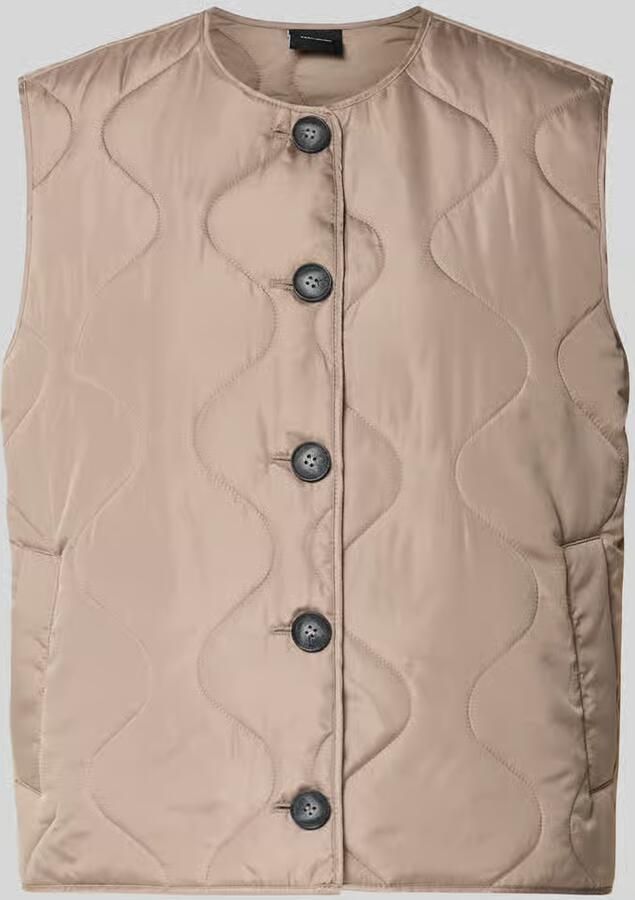 Vero Moda Regular fit bodywarmer met enkele knoopsluiting model 'MILLIE'