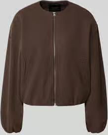 Vero Moda regular fit bomberjack in viltlook model 'CHLOE'