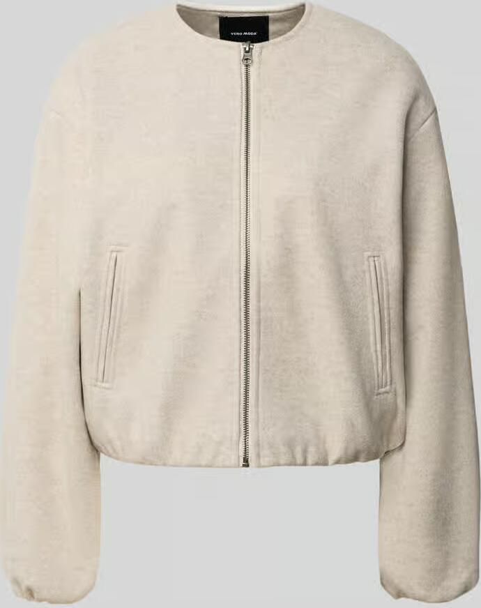 Vero Moda regular fit bomberjack in viltlook model 'CHLOE' - Foto 2