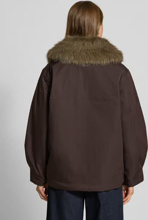 Vero Moda Regular fit bomberjack met afneembare kraag van imitatiebont model 'SEOUL'