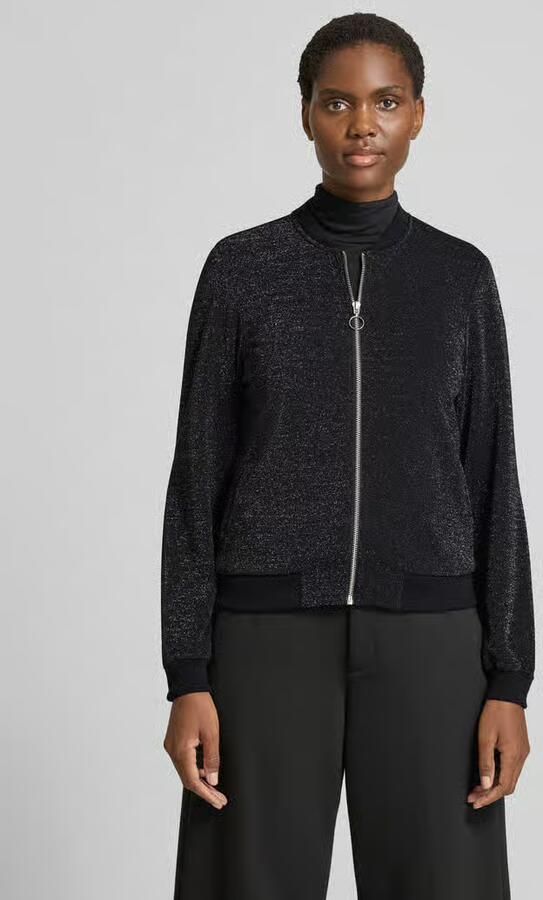 Vero Moda Regular fit bomberjack met collegekraag model 'BERLIN' - Foto 3