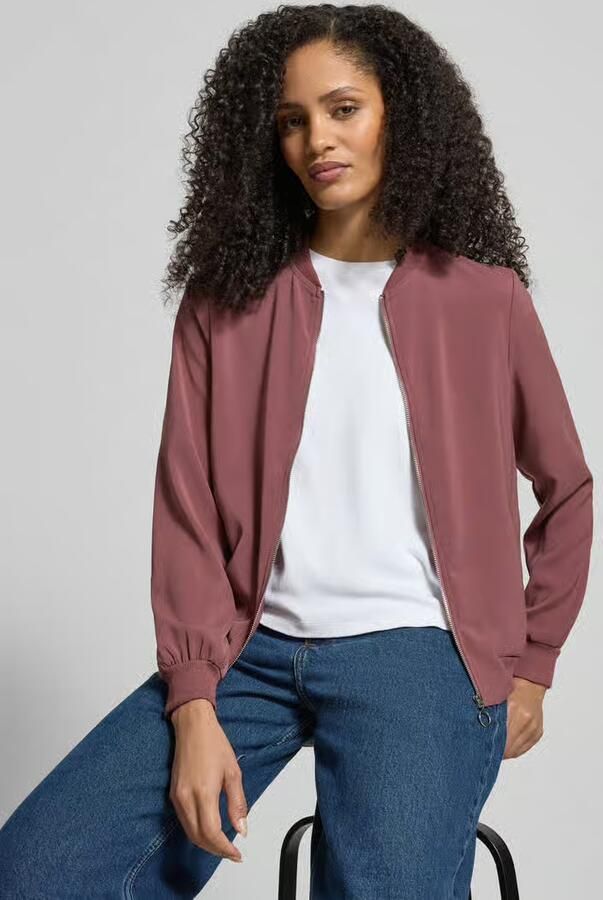 Vero Moda Regular fit bomberjack met collegekraag model 'COCO' - Foto 6