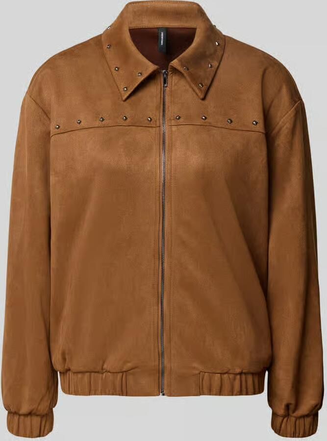 Vero Moda regular fit bomberjack met studs model 'ANDREA' - Foto 4