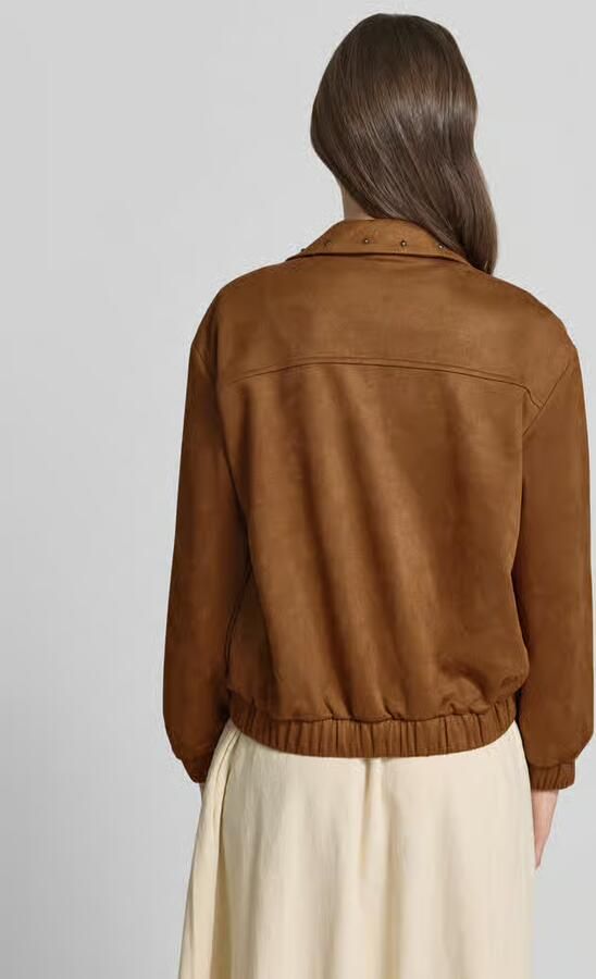 Vero Moda regular fit bomberjack met studs model 'ANDREA' - Foto 5