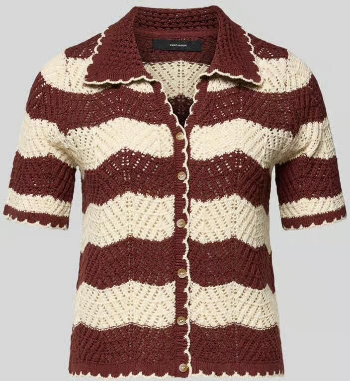 Vero Moda regular fit cardigan van puur katoen model 'GOLDEN COVE' - Foto 2