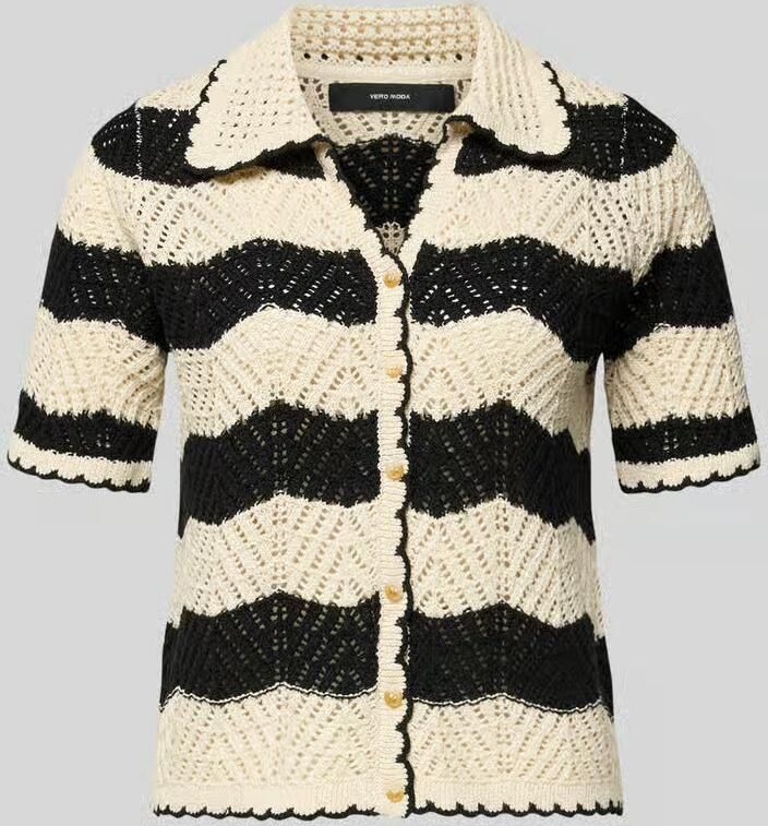 Vero Moda regular fit cardigan van puur katoen model 'GOLDEN COVE' - Foto 2