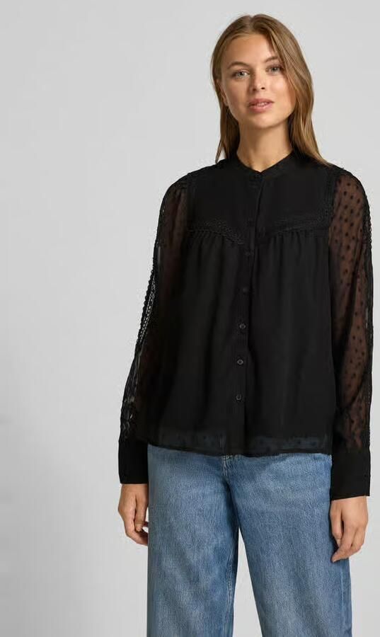 Vero Moda Regular fit chiffon blouse met dobbystructuur model 'LEAH ANNIKA' - Foto 2