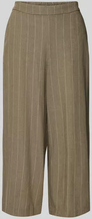 Vero Moda Regular fit culotte met krijtstreep model 'MINDY'