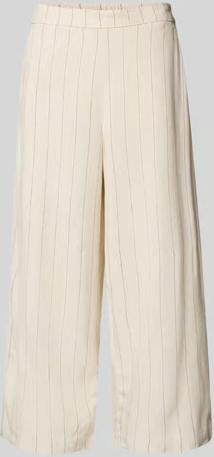 Vero Moda Regular fit culotte met krijtstreep model 'MINDY'