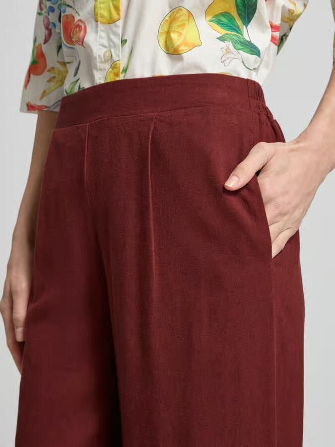 Vero Moda regular fit culotte van mix van viscose en linnen model 'MYMILO' - Foto 2