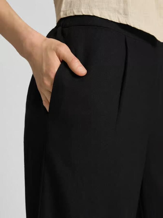 Vero Moda Loose fit culotte van een mix van viscose en linnen model 'MYMILO' - Foto 2