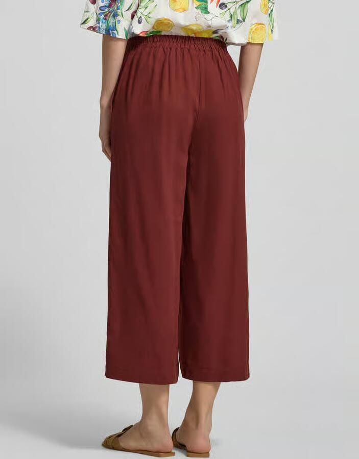 Vero Moda regular fit culotte van mix van viscose en linnen model 'MYMILO'
