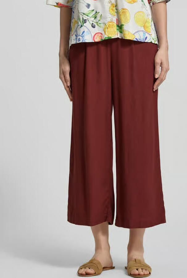 Vero Moda regular fit culotte van mix van viscose en linnen model 'MYMILO' - Foto 3
