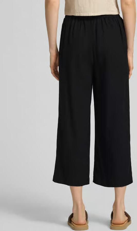 Vero Moda Loose fit culotte van een mix van viscose en linnen model 'MYMILO' - Foto 4