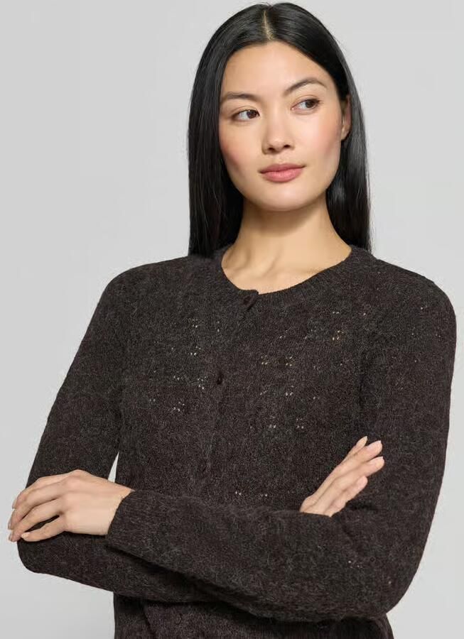 Vero Moda Regular fit gebreid jack met eenrijige knoopsluiting model 'DOFFY' - Foto 2