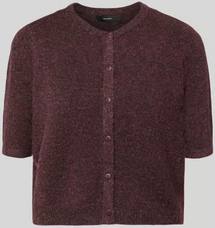 Vero Moda regular fit gebreid jack met korte mouw model 'VMDOFFY'