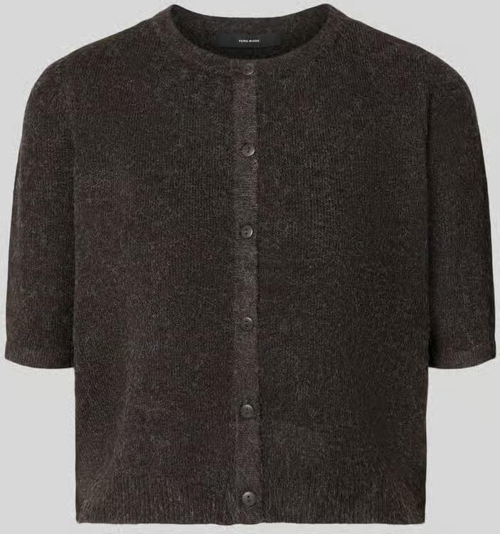 Vero Moda regular fit gebreid jack met korte mouw model 'VMDOFFY'